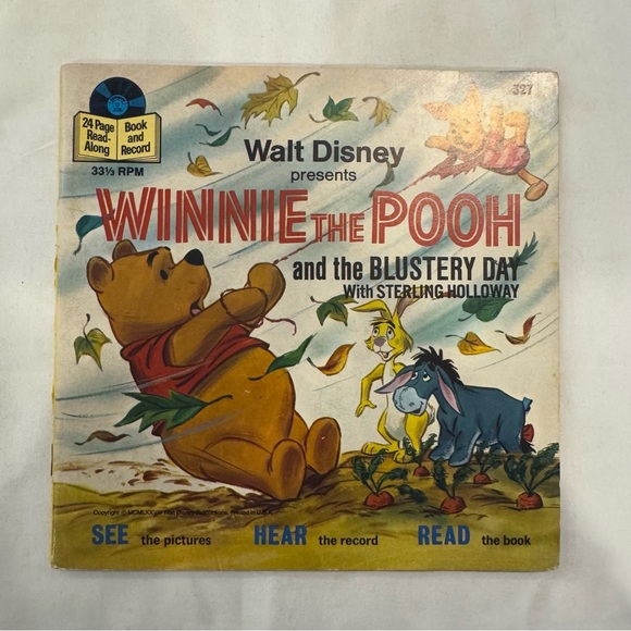 Vintage Disney Books with Records included; Cinderella Peter Pan Mary Poppins - Picture 12 of 14